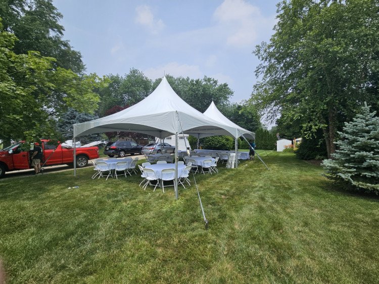 80 Guest 20x40 High Peak Tent Package