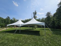 20x40 HI Peak Frame Tent - Garden State Party Rentals