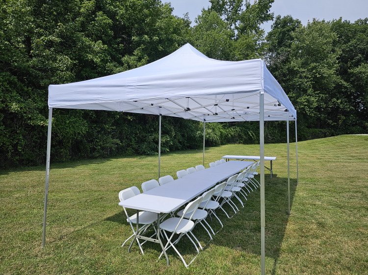 10x20 Pop-up Tent Package - Garden State Party Rentals