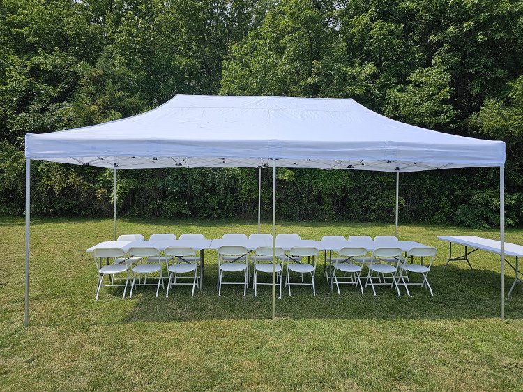 10x20 Pop-Up Tent Package - Garden State Party Rentals